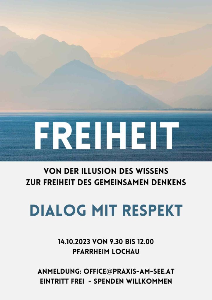 Dialog mit Respekt: Freiheit