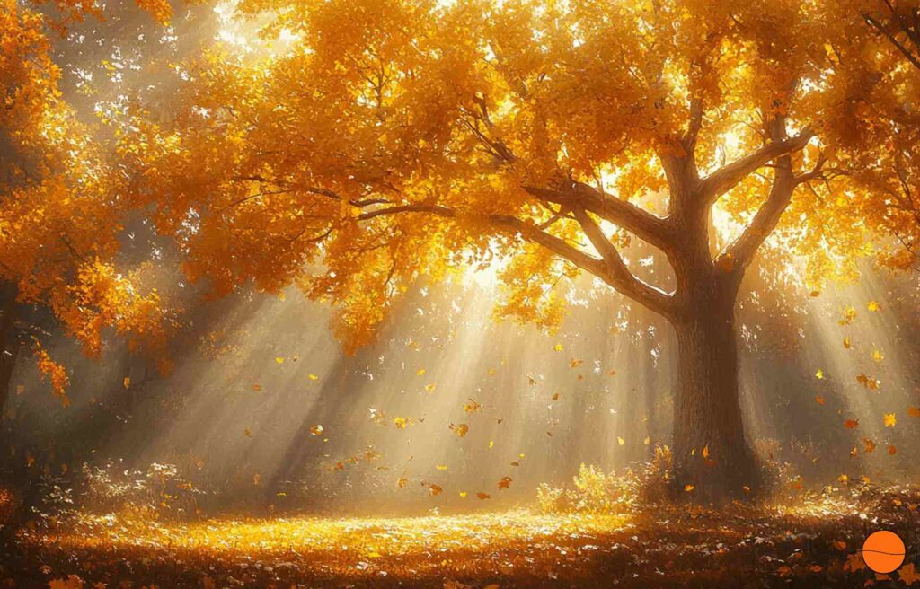 Wald im Herbst